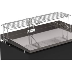 All new sky flame adjustable griddle warming rack for 17”22”28”36” griddles