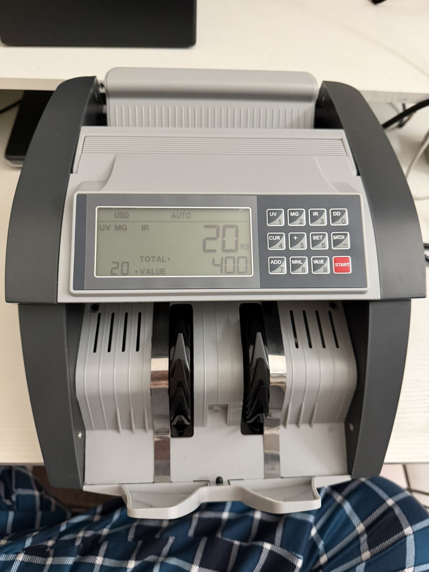 Brand New Money Counter Machine – Bill Counter With UV/MG/IR Detection + External Display