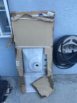 White vanity sink slab