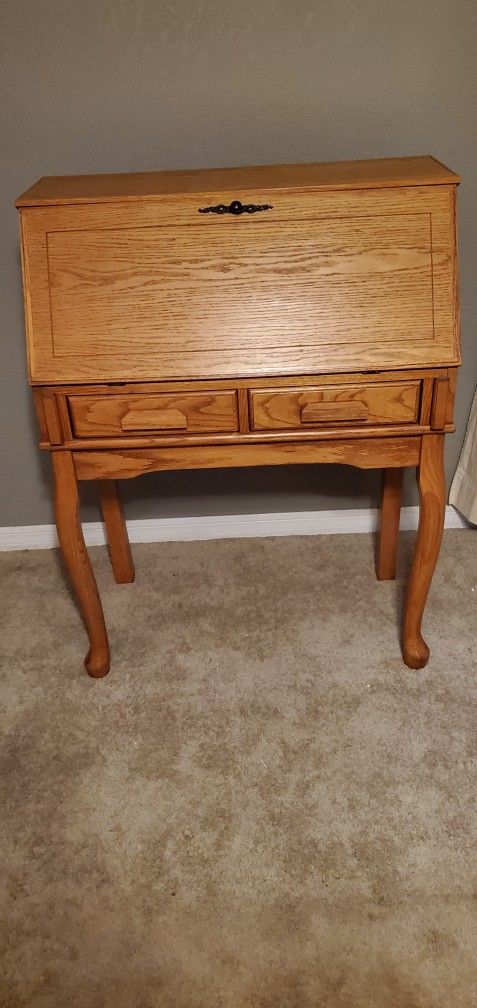 Solid Oak Desk 