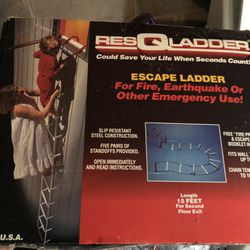 15ft  Rescue Window Ladder New Never Opened 