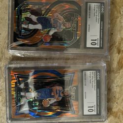 Jalen Brunson Orange Flash Collection.  Cgc 10