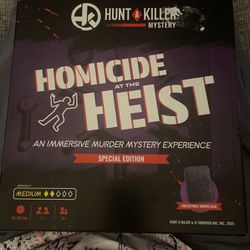 Hunt A Killer Murder Board Game Homicide At The Heist