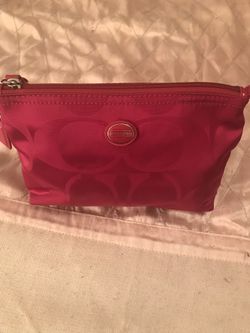 Coach makeup bag