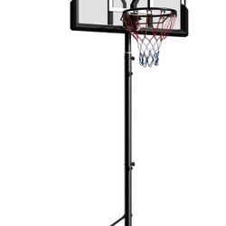 Portable Basketball Hoop, Adjustable Height