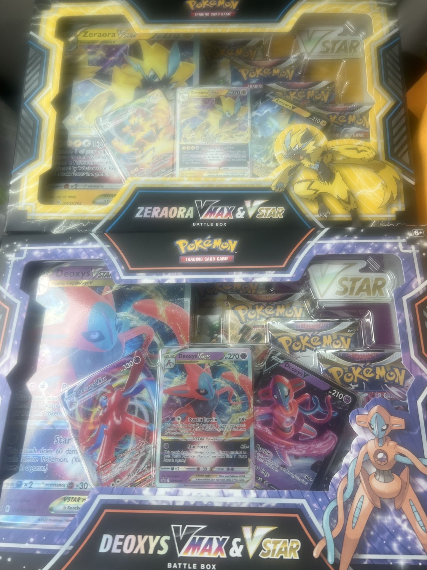 Pokémon Trading Card, V Star Boxes