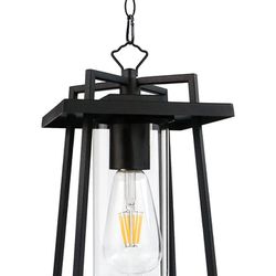 **65% OFF** Modern Black Quartet Design Outdoor Pendant Light

