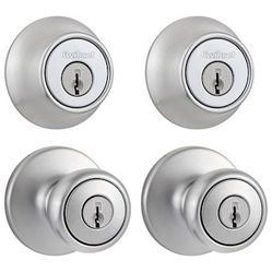 Kwikset Typo Project. Pack Satin Chrome Clear Pack