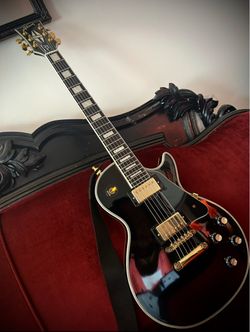 Ebony Les Paul Custom MIJ replica - 1957 style