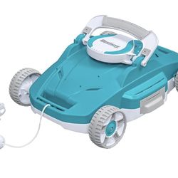 Bestway: AquaTronix: G200 Robotic Pool Vacuum - Cordless Debris Cleaning for Flat-Bottom in/Above Ground Swimming Pools, Maintenance Up to 538 SqFt