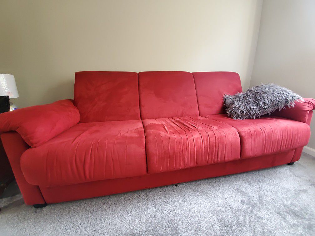 Red Sleeper Couch