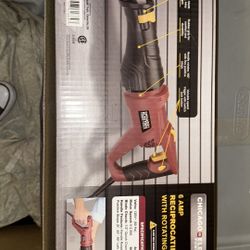 Like New chicago 6 amp reciprocating saw With Rotating Handle