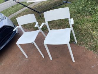 IKEA JANINGE Chairs, white