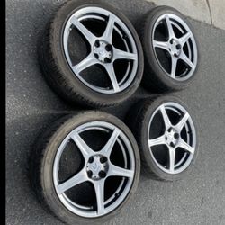 4 X 205/40r17 4x3.94 4x100 Stock Mazdaspeed Mx-5 Miata NB Xa Xb Ia Echo Corolla Wheels Rims Good 90% Treads Tires!!!!!!!