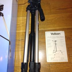 Velbon CX-540 Deluxe Photo Tripod with 3-way Quick Release Panhead