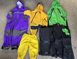 Rain suits/Pants (Prices vary)