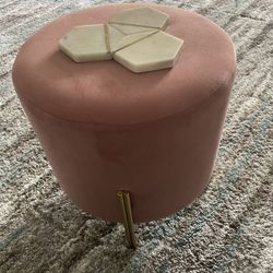 Pink Ottoman