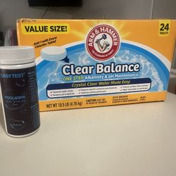  Pool Alkalinity pH Maintenance Tablets & Test Strips 
