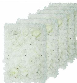 Silk Faux Flower Wall Panels