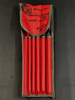 SNAP-ON 12 INCH AIRCRAFT DRILL KIT BITS