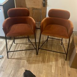 Azalea Brown Counter Stool CB2