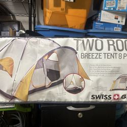 Swiss Gear 2 Room 8 Person Tent New 