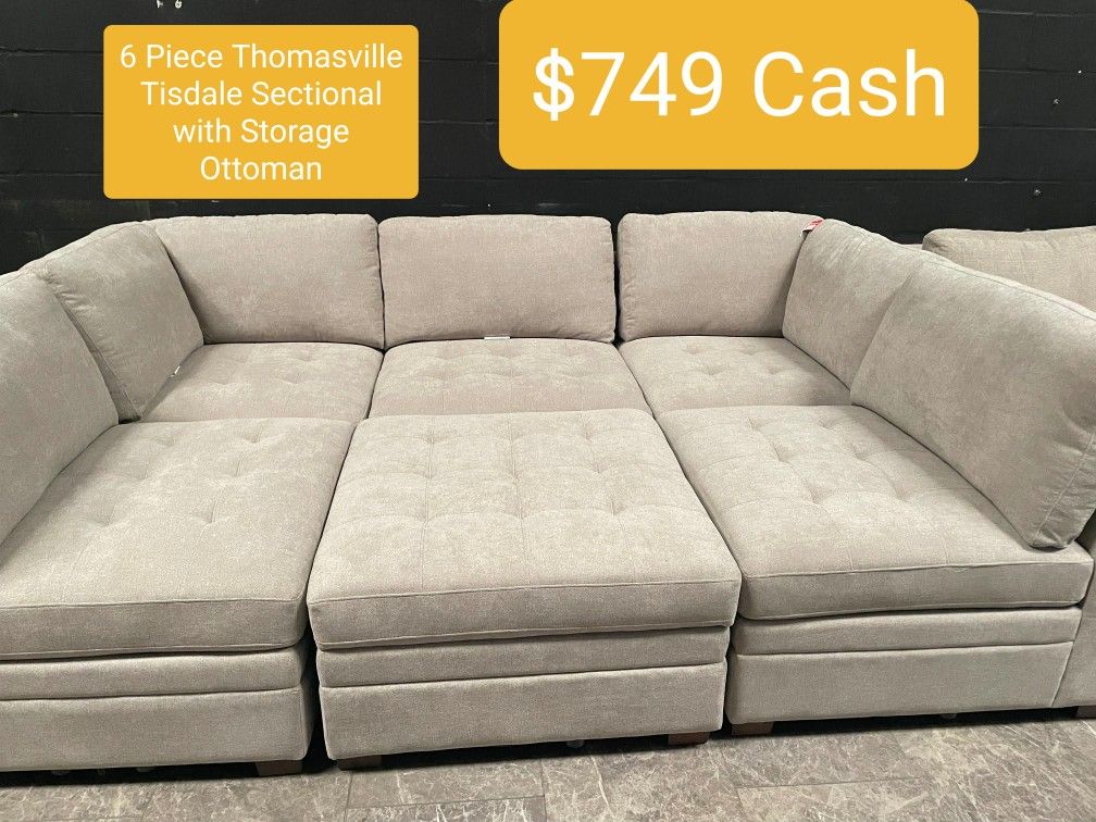 Modular Sectional Couch Sofa With Ottoman