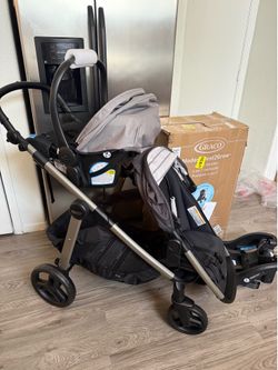 NEW! Double Graco Modes Nest2Grow Travel System