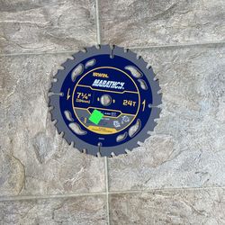 Brand New Irwin 71/4” 24 T Framing Saw Blades $7 Each