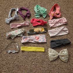 Baby Toddled Head Wraps And Bows