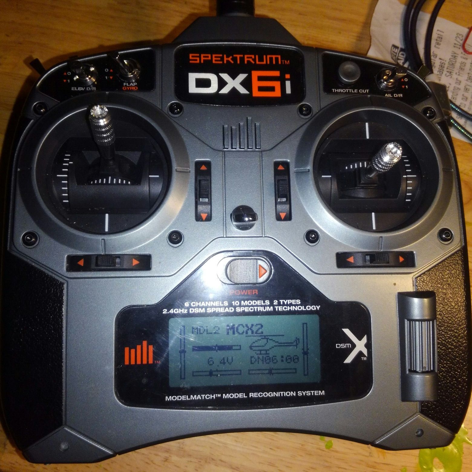Spektrum DX6i Controller for Drones, r/c planes, & helecopters