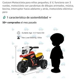 Toddler mini motorcycle