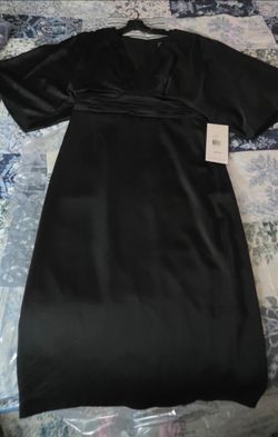 Stunning Theia Couture Satin Kimono Dress   Retail $595