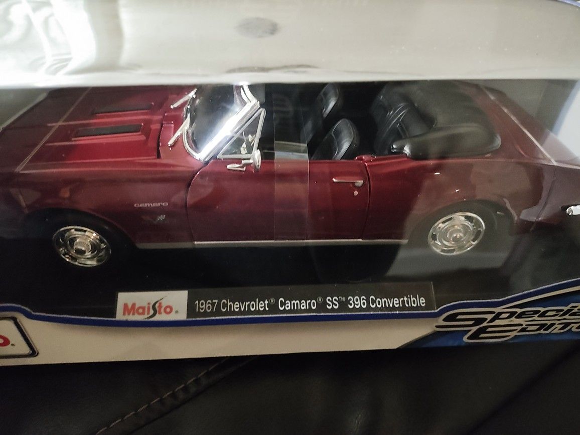 67 Chevy Camaro Diecast Unopened 1:18