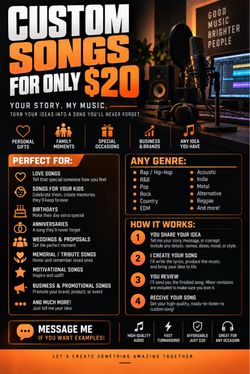 Custom Personalized Song | Any Genre | $20