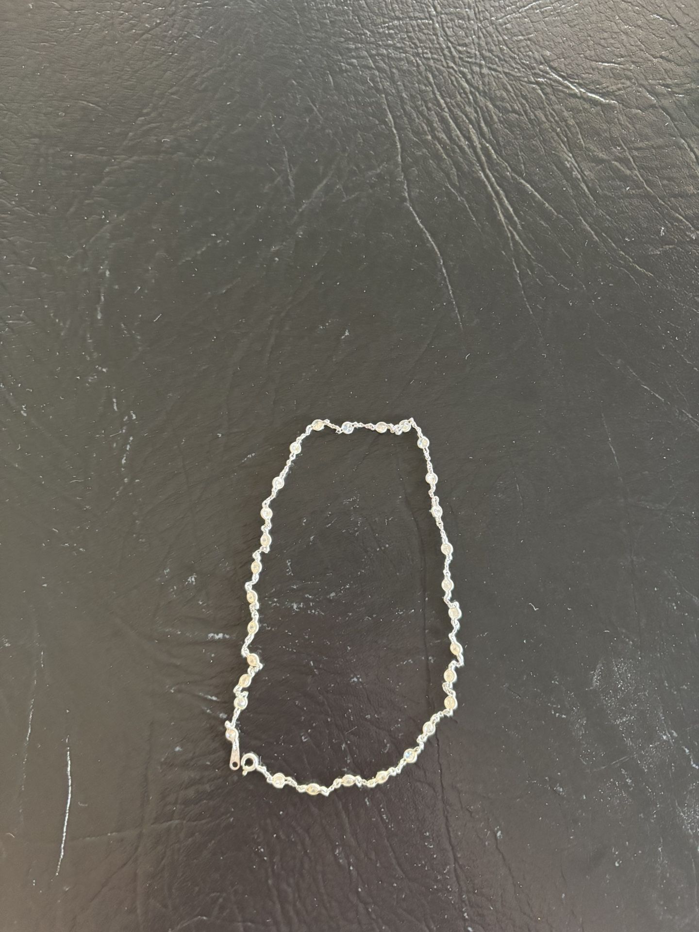 Vintage Silver Beaded Necklace