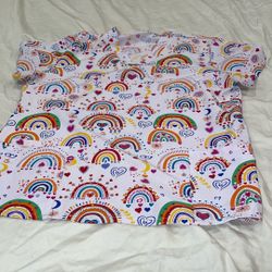 Scrub Top Xlg