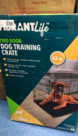 Dog training crate