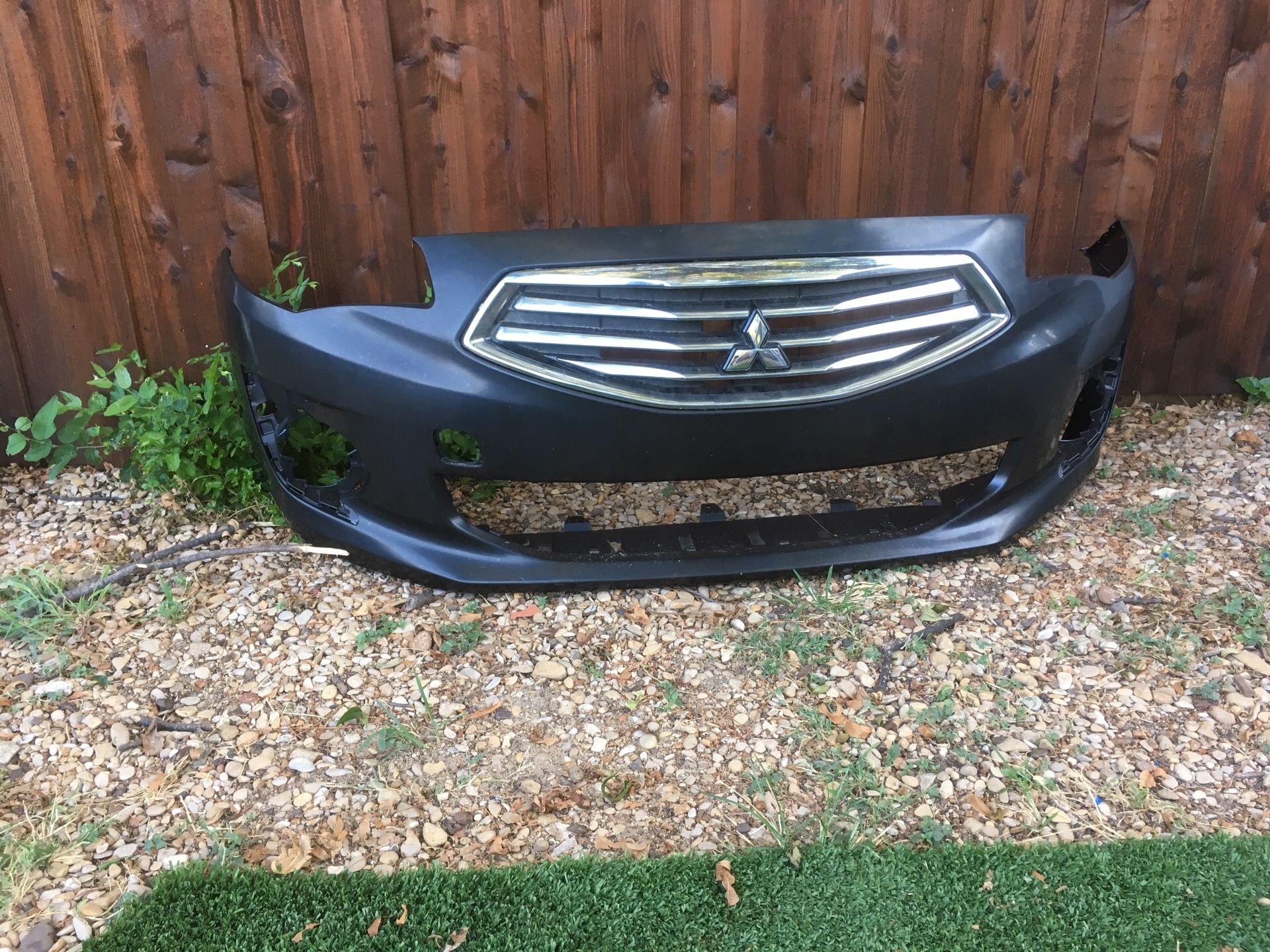 2018 Mitsubishi Mirage front bumper
