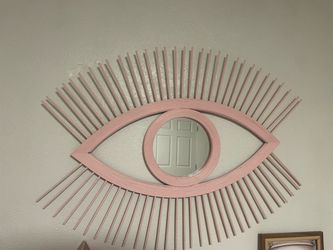 Pink eye mirror