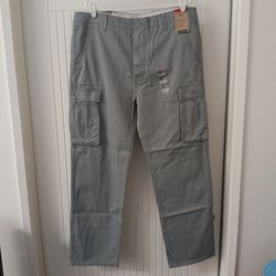 Levi's Men's Ace Cargo Pants Grey