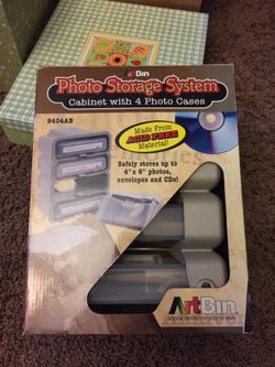 New art bin photo storage system