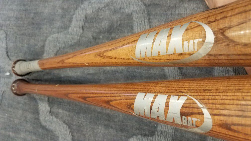 Max Bat 32.5 Ash Wood Baseball Bat Model 110 ML12 239. $15 per bat. Two available.