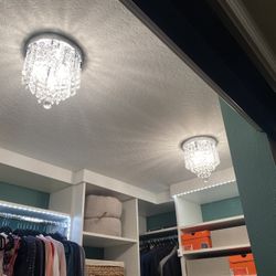 Flush Mount Crystsl chandelier
