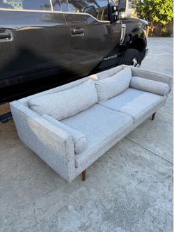 West Elm Mid-Century Sofa – Restoration / Reupholstery Project