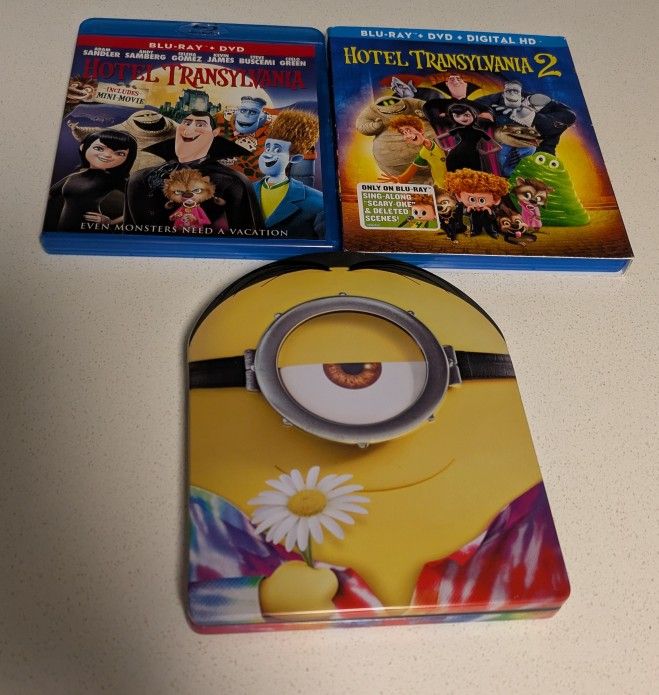 Hotel Transylvania 1&2 Steel book Minions Limited Edition