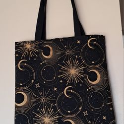 Cute Moon Tote Bag 