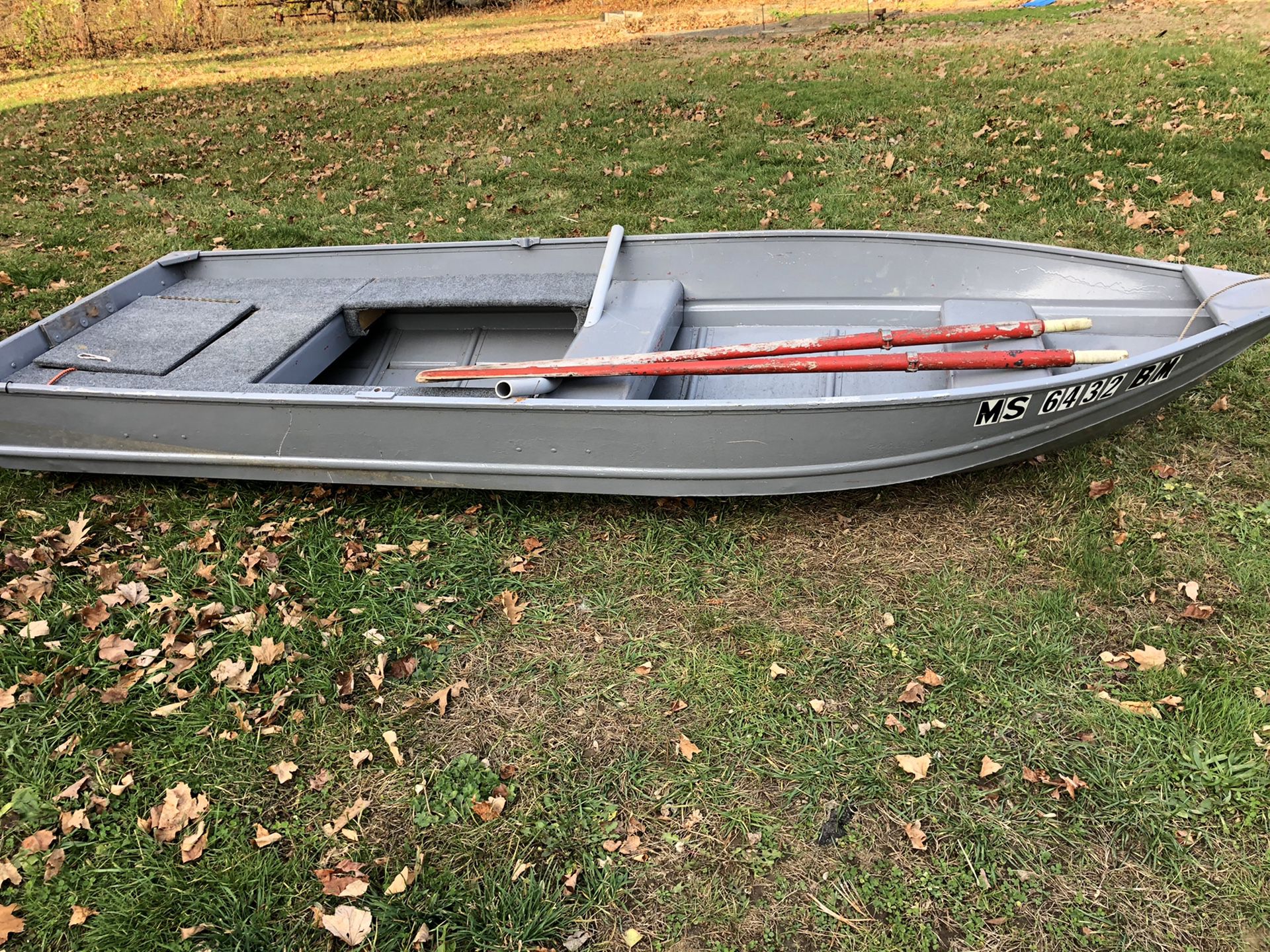 12’ aluminum v hull boat