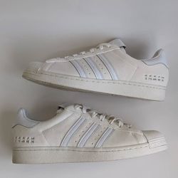 Pre Owned Adidas Superstar Shelltoes Men Shoes size 12 with og box