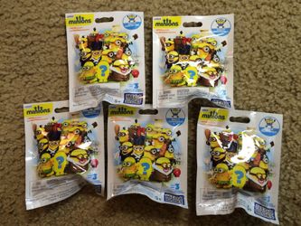 Mega Bloks Minions Figures!!! Lot of 5!!!